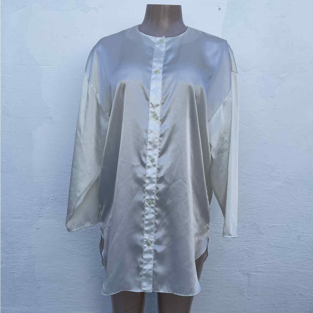 Victoria's Secret White Satin Top